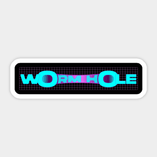 Wormhole Colorful Version Sticker